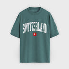 Switzerland Collegiate Flag T-Shirt