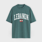 Lebanon Collegiate Flag T-Shirt