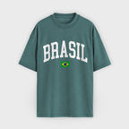 Brasil Collegiate Flag T-Shirt