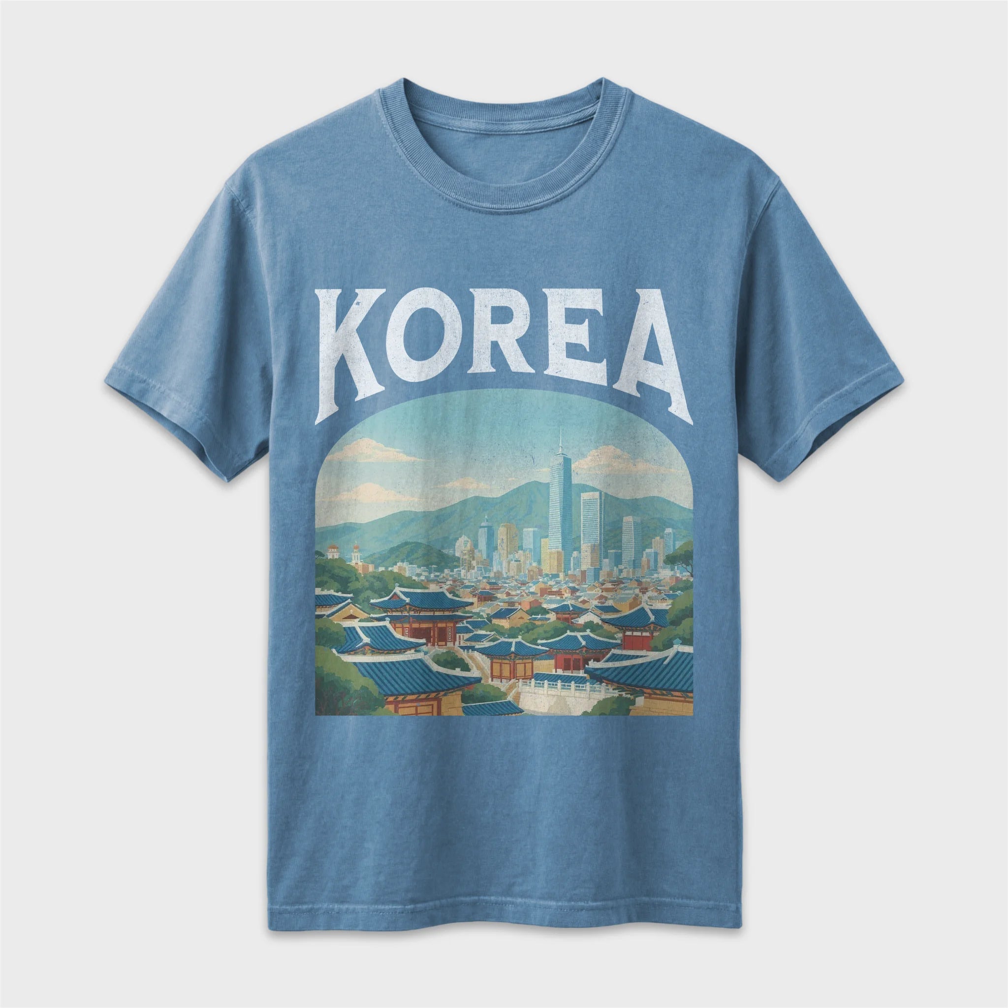 Korea Vintage Travel Poster T-Shirt
