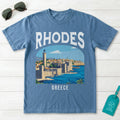 Rhodes Greece Vintage Travel Poster T-Shirt