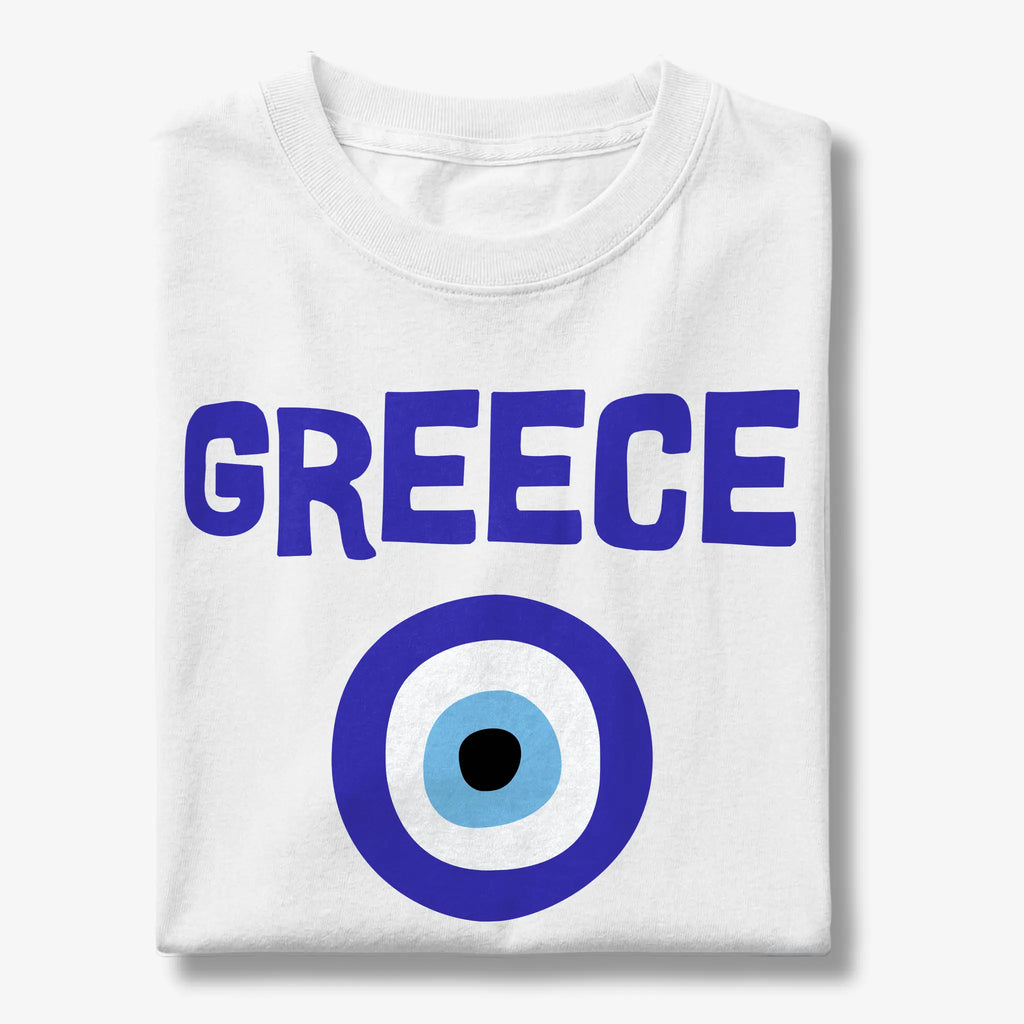 Greece Evil Eye Graphic T-Shirt