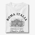 Trevi Fountain Vintage Sketch T-Shirt