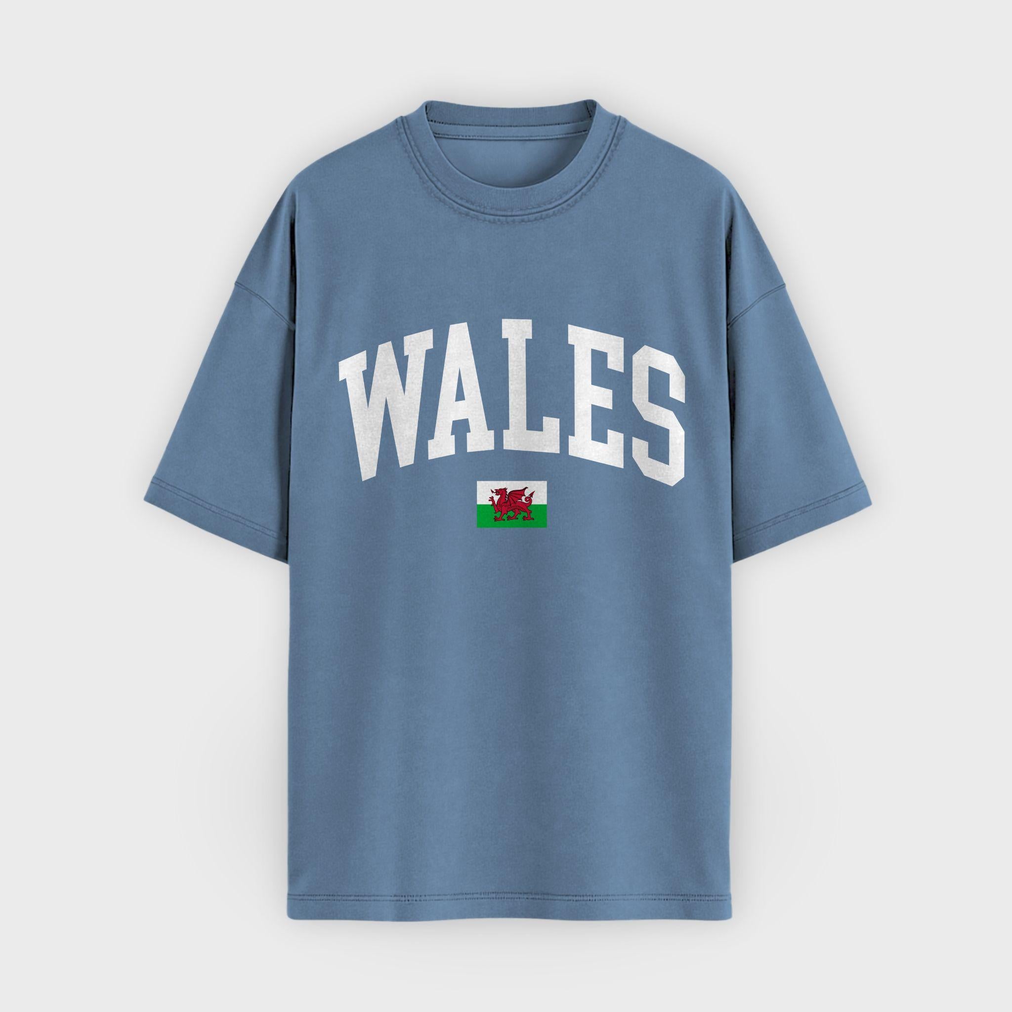 Wales Collegiate Flag T-Shirt