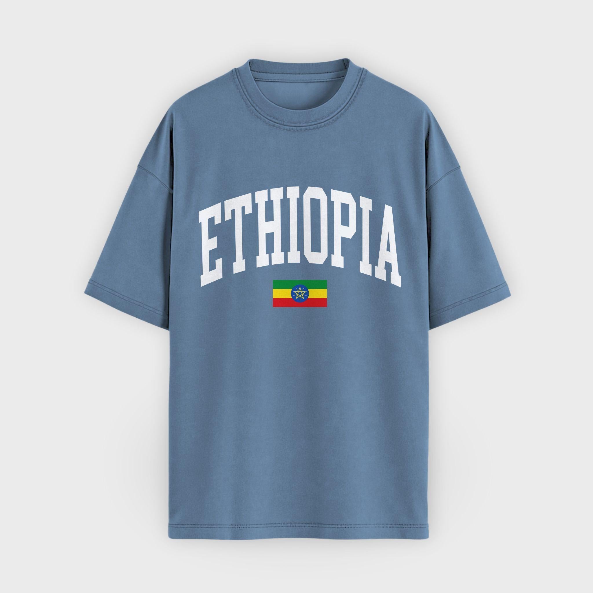 Ethiopia Collegiate Flag T-Shirt