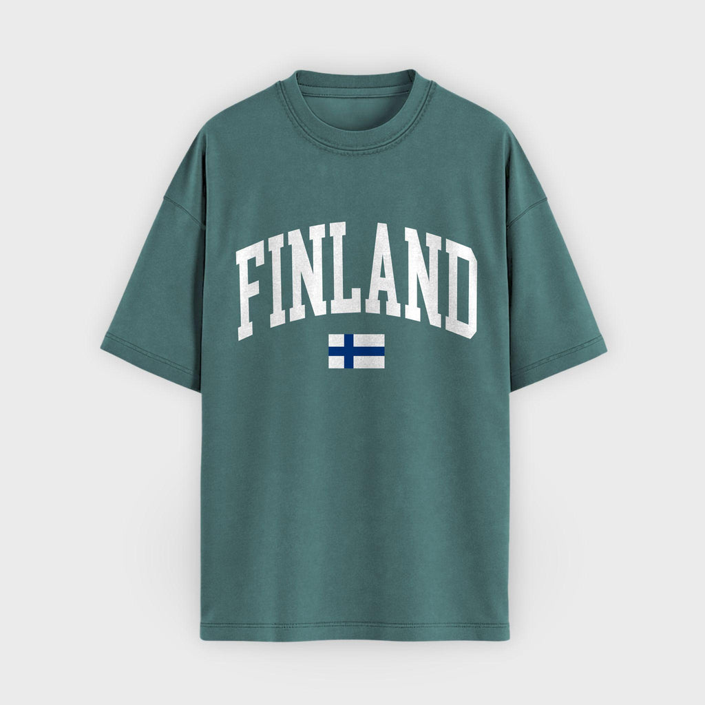 Finland Collegiate Flag T-Shirt