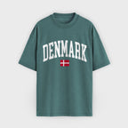 Denmark Collegiate Flag T-Shirt