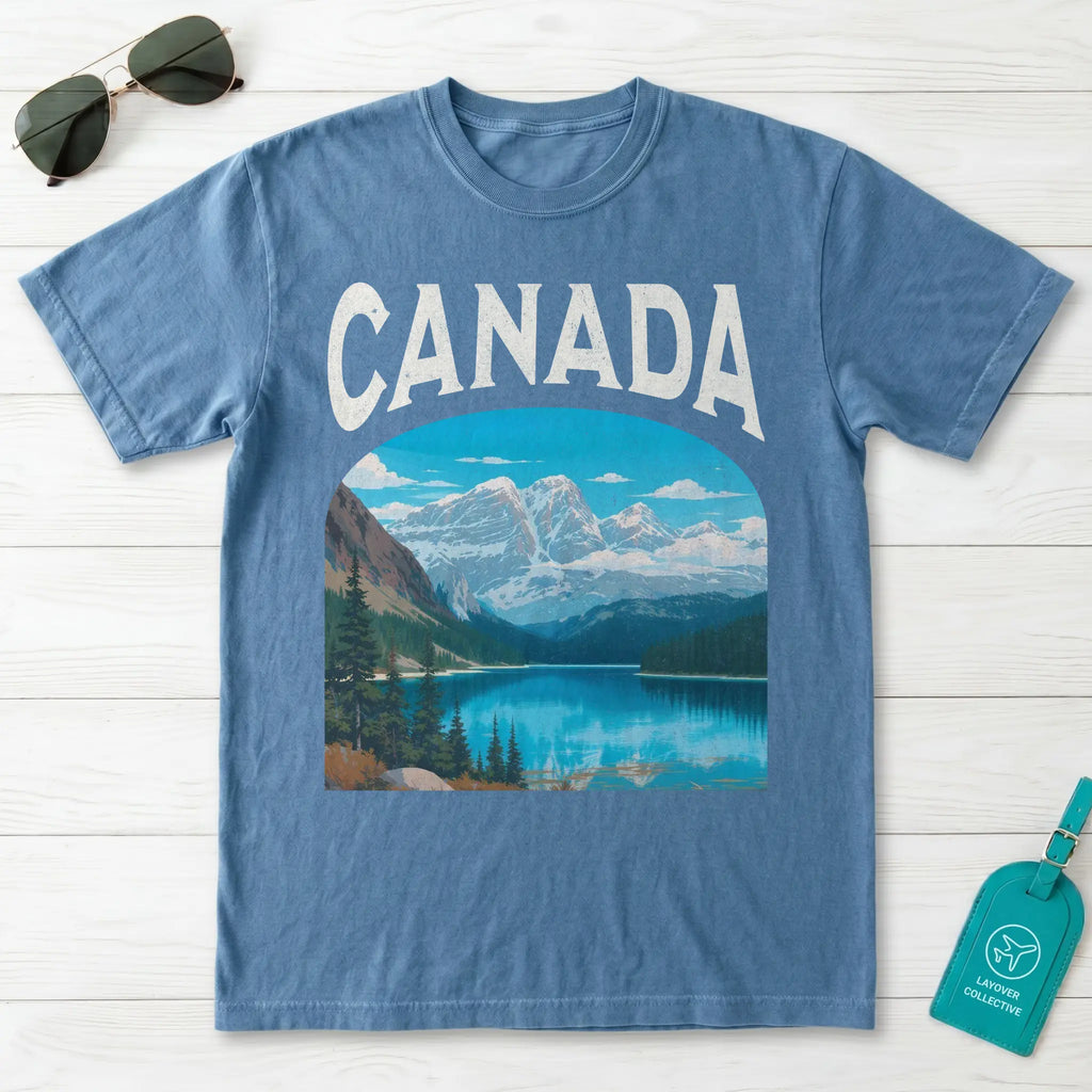 Canada Vintage Travel Poster T-Shirt