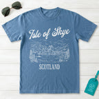Isle of Skye Scotland Line Art T-Shirt