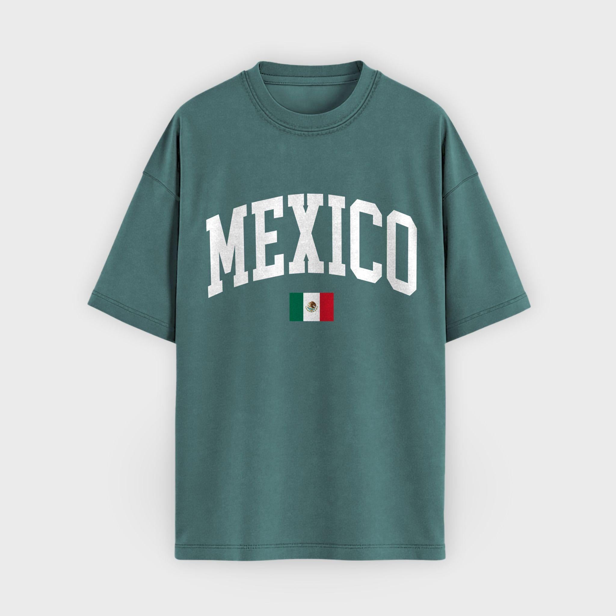 Mexico Collegiate Flag T-Shirt
