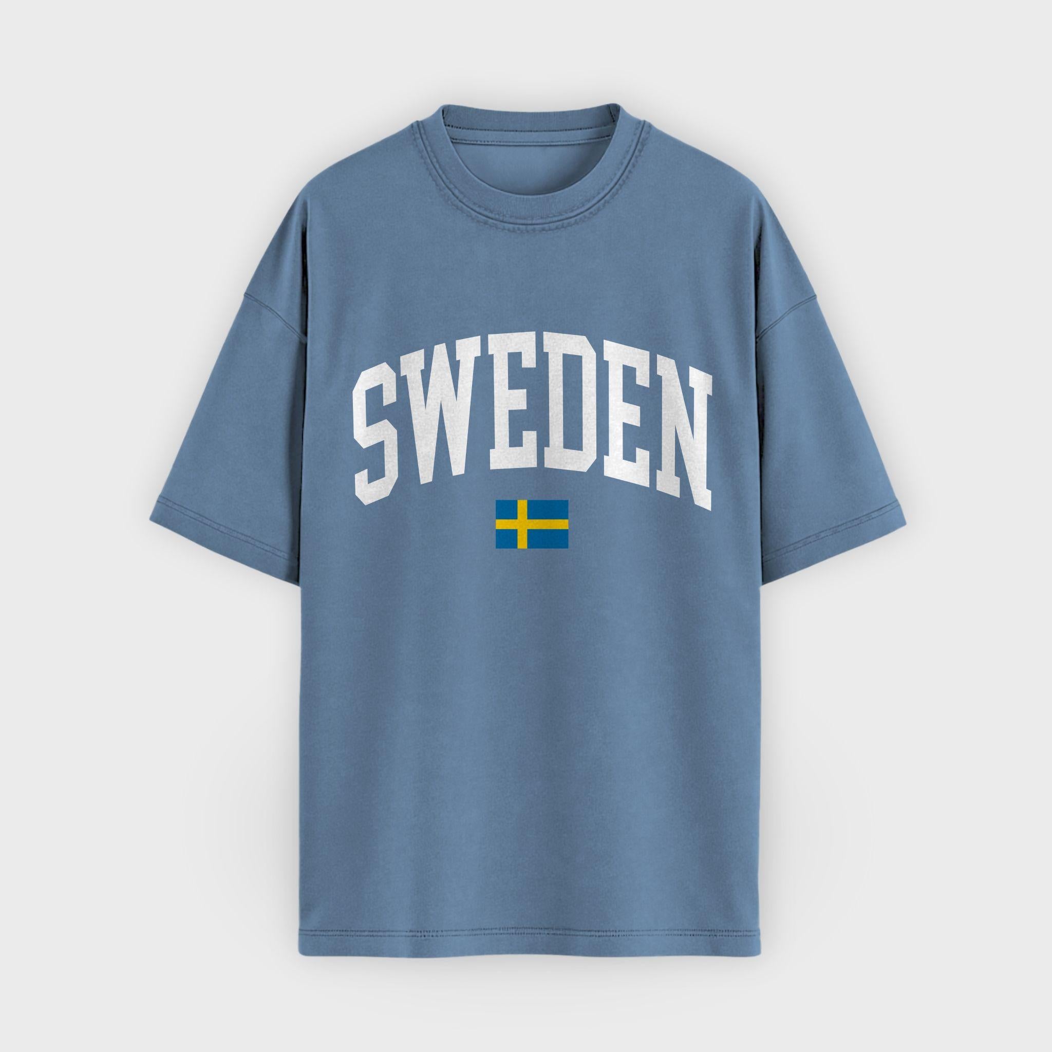 Sweden Collegiate Flag T-Shirt