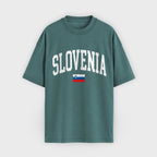 Slovenia Collegiate Flag T-Shirt