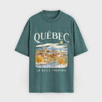 Quebec Vintage Travel Graphic T-Shirt