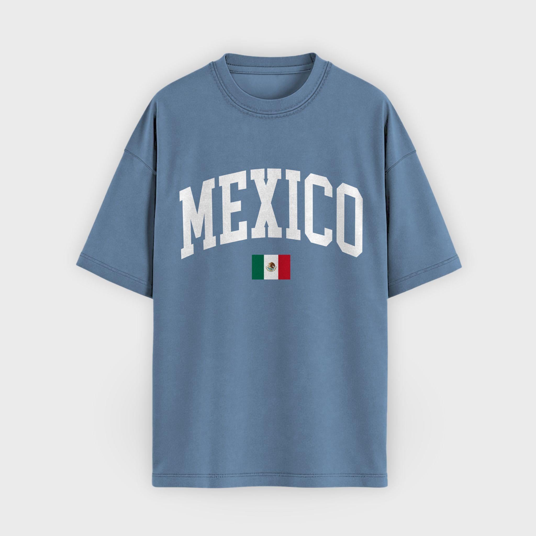 Mexico Collegiate Flag T-Shirt