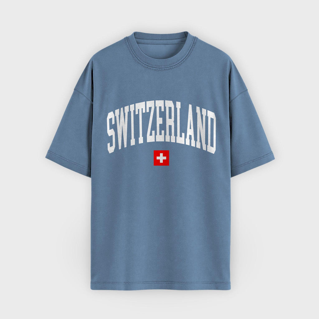 Switzerland Collegiate Flag T-Shirt
