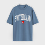 Switzerland Collegiate Flag T-Shirt