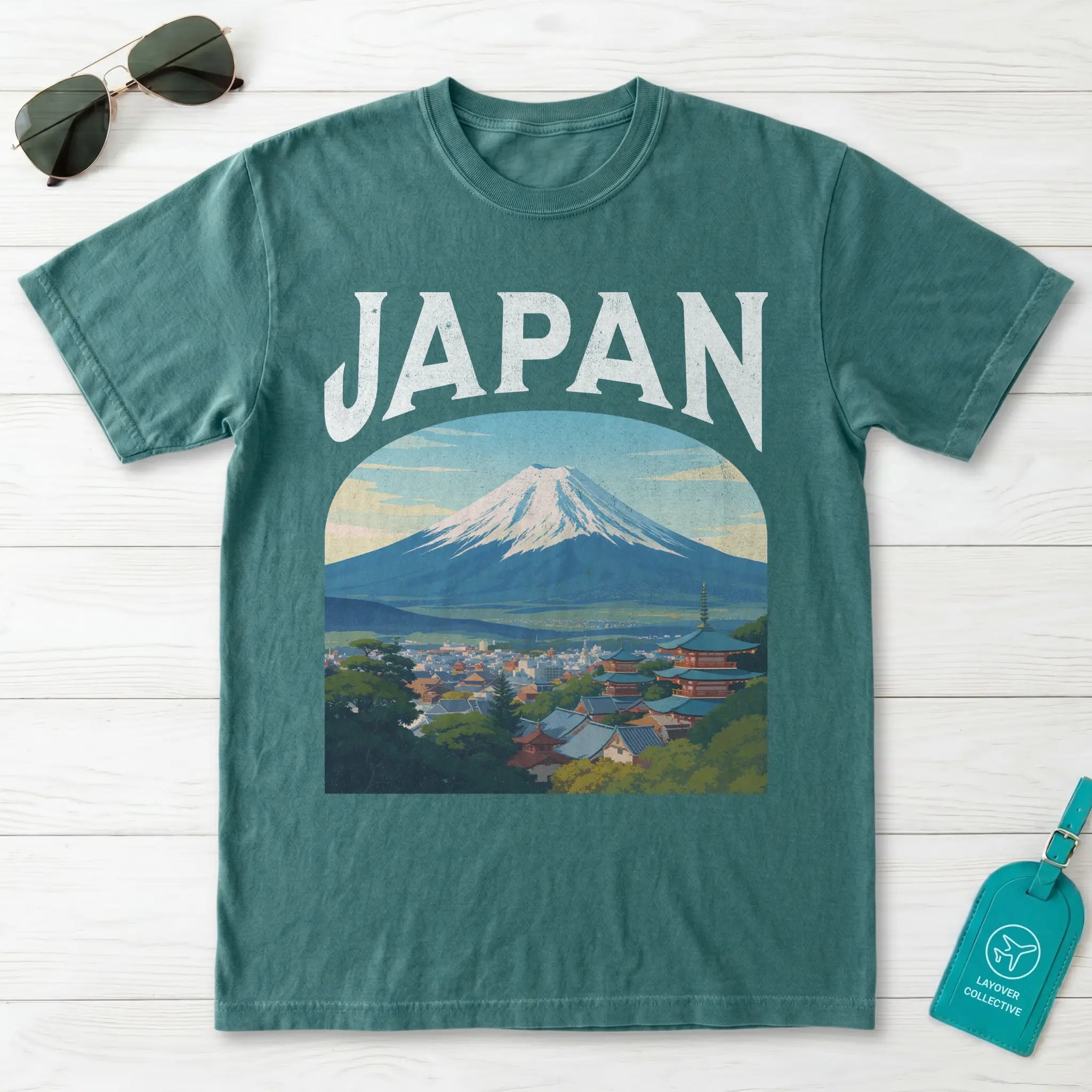 Japan Vintage Travel Poster T-Shirt