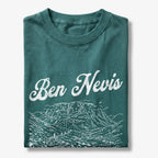 Ben Nevis Scotland Line Art T-Shirt