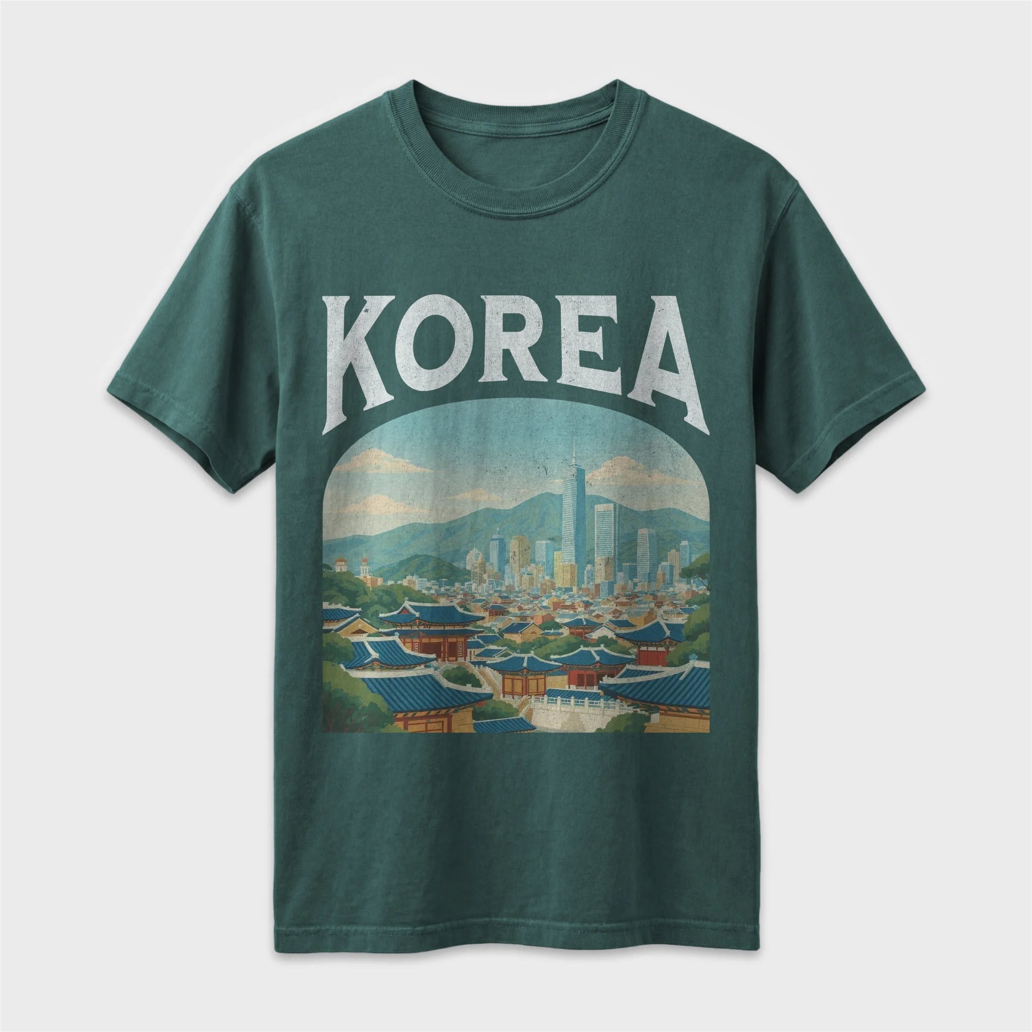 Korea Vintage Travel Poster T-Shirt
