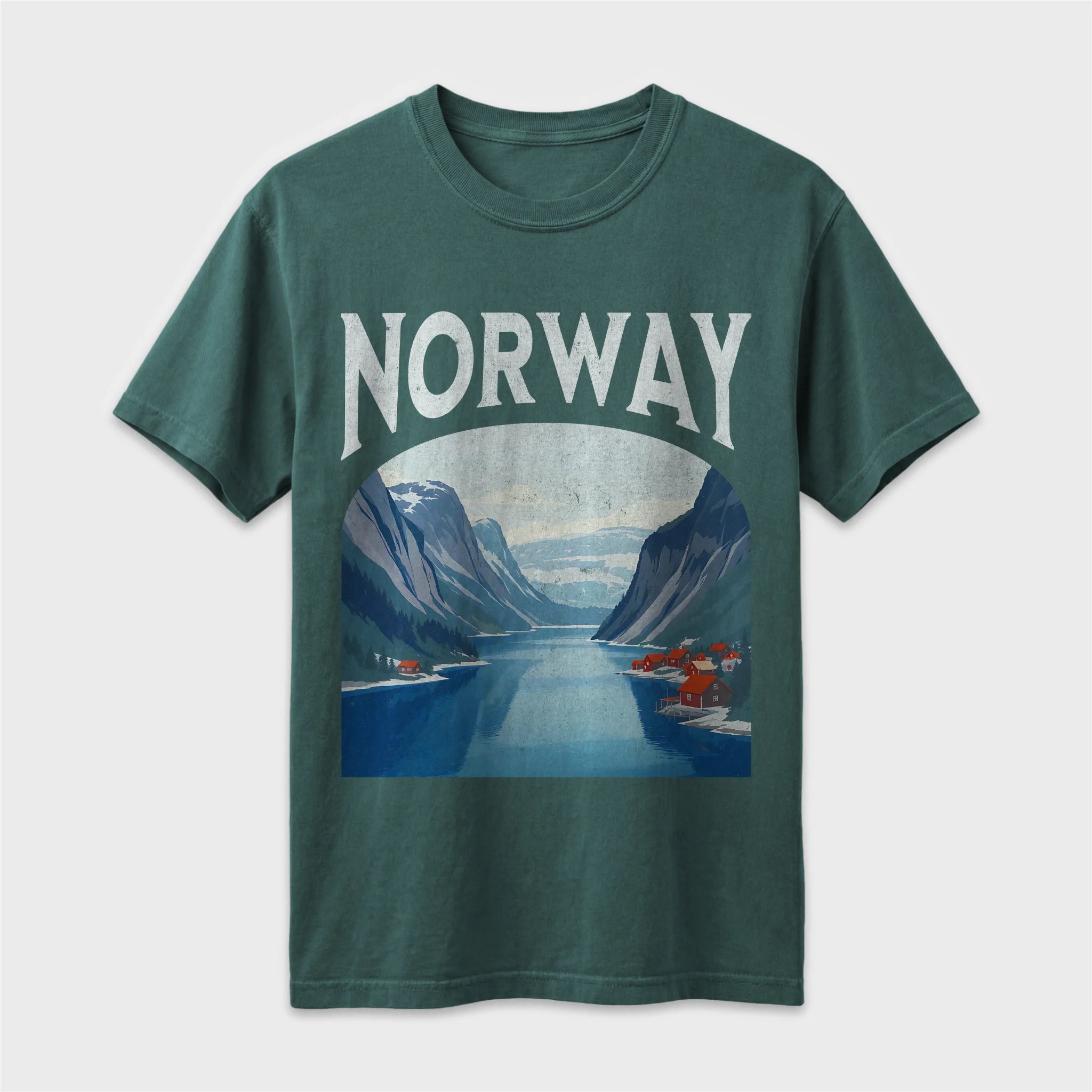 Norway Vintage Travel Poster T-Shirt