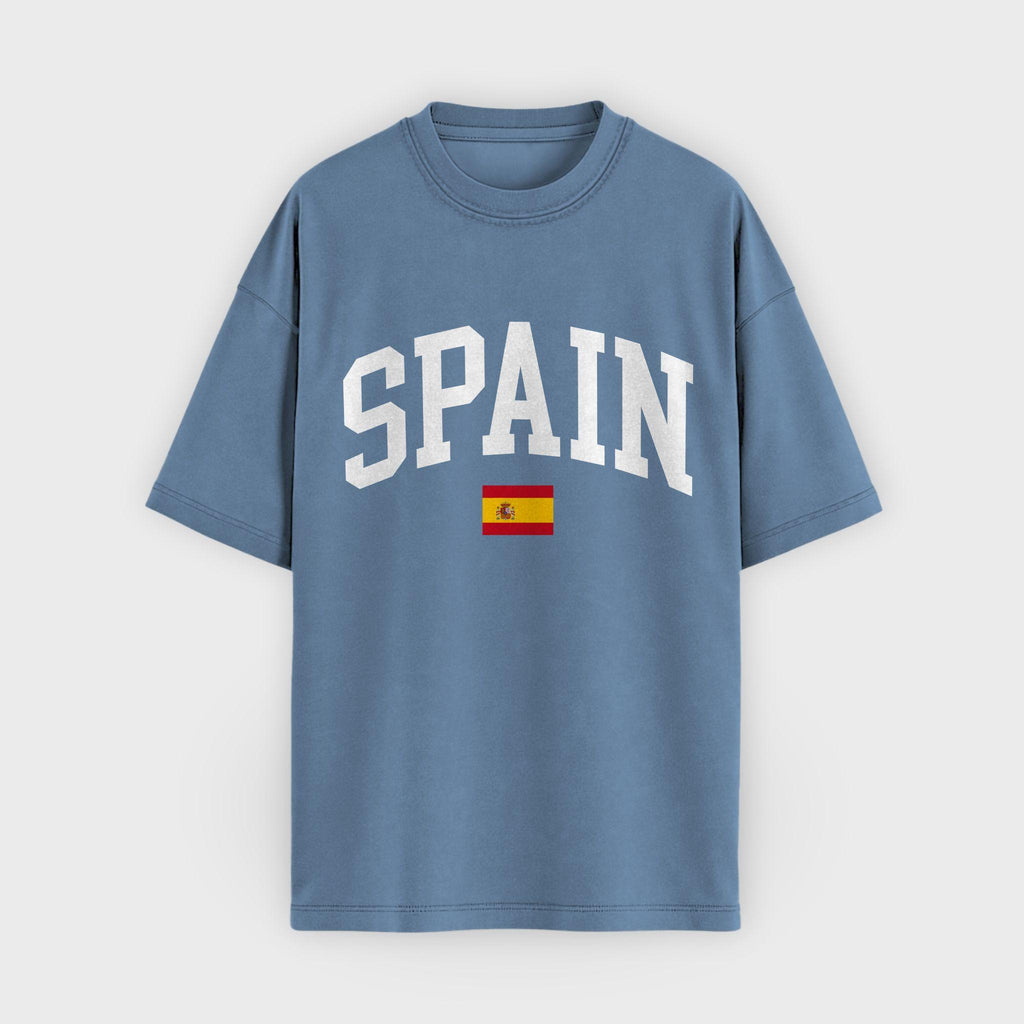 Spain Collegiate Flag T-Shirt