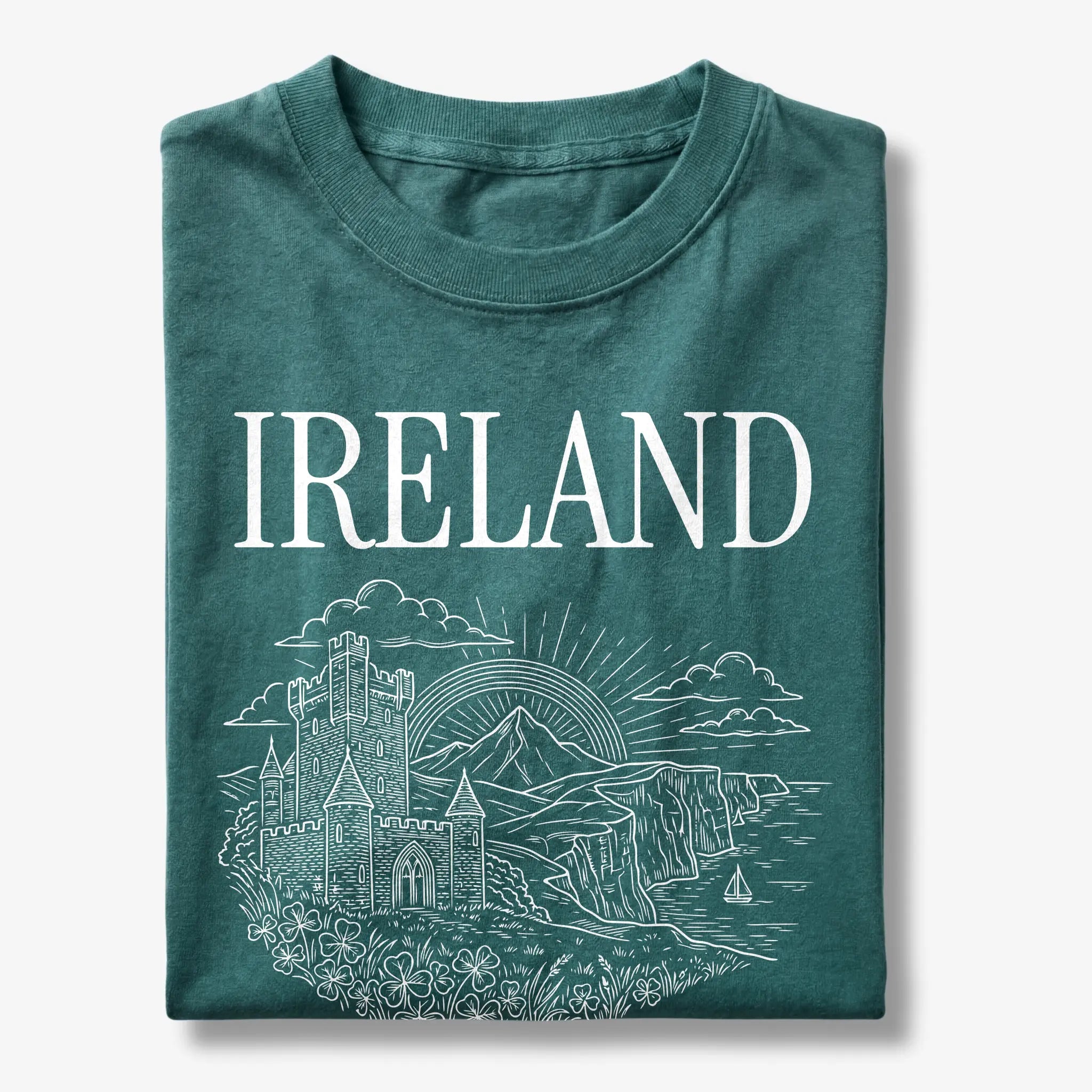 Ireland Emerald Isle Castle T-Shirt