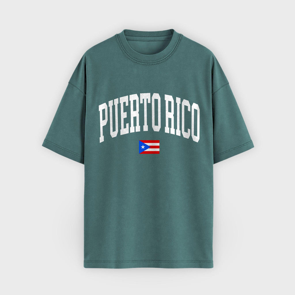 Puerto Rico Collegiate Flag T-Shirt