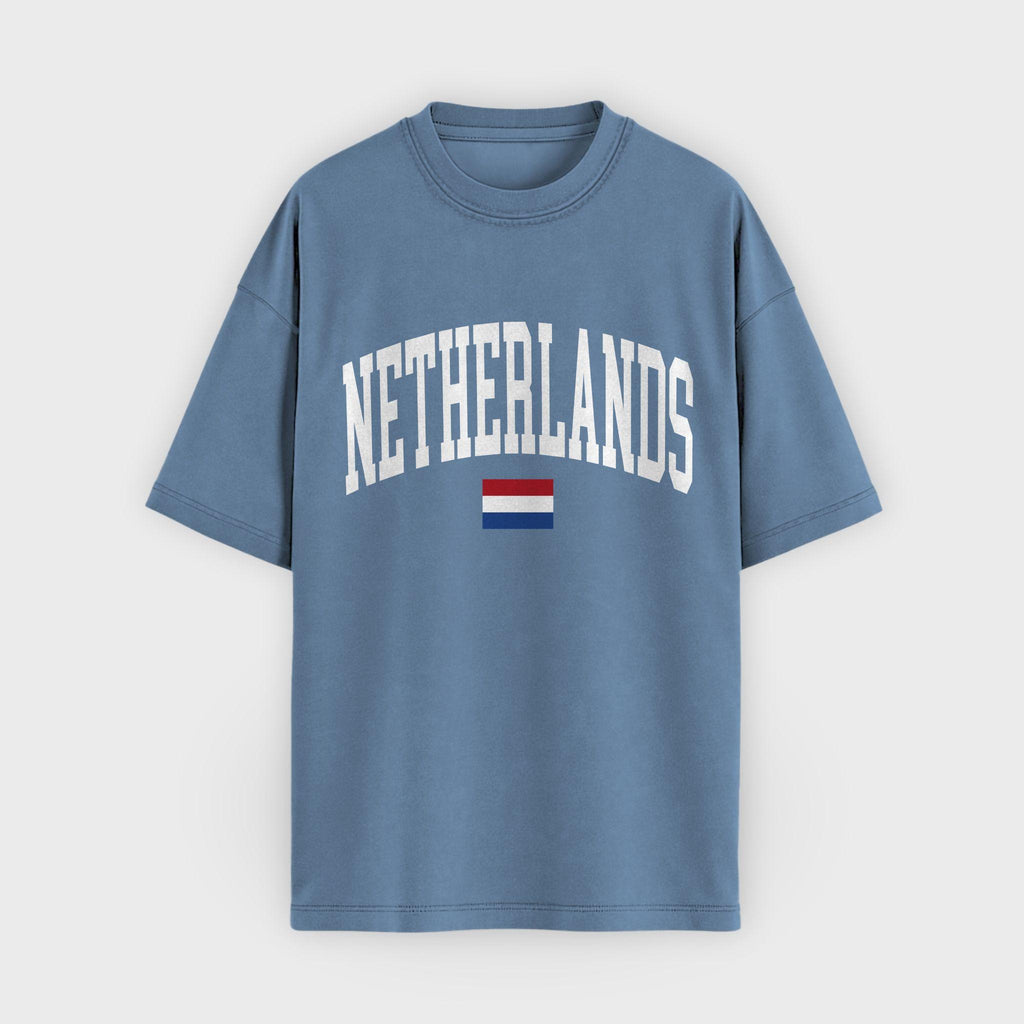 Netherlands Collegiate Flag T-Shirt