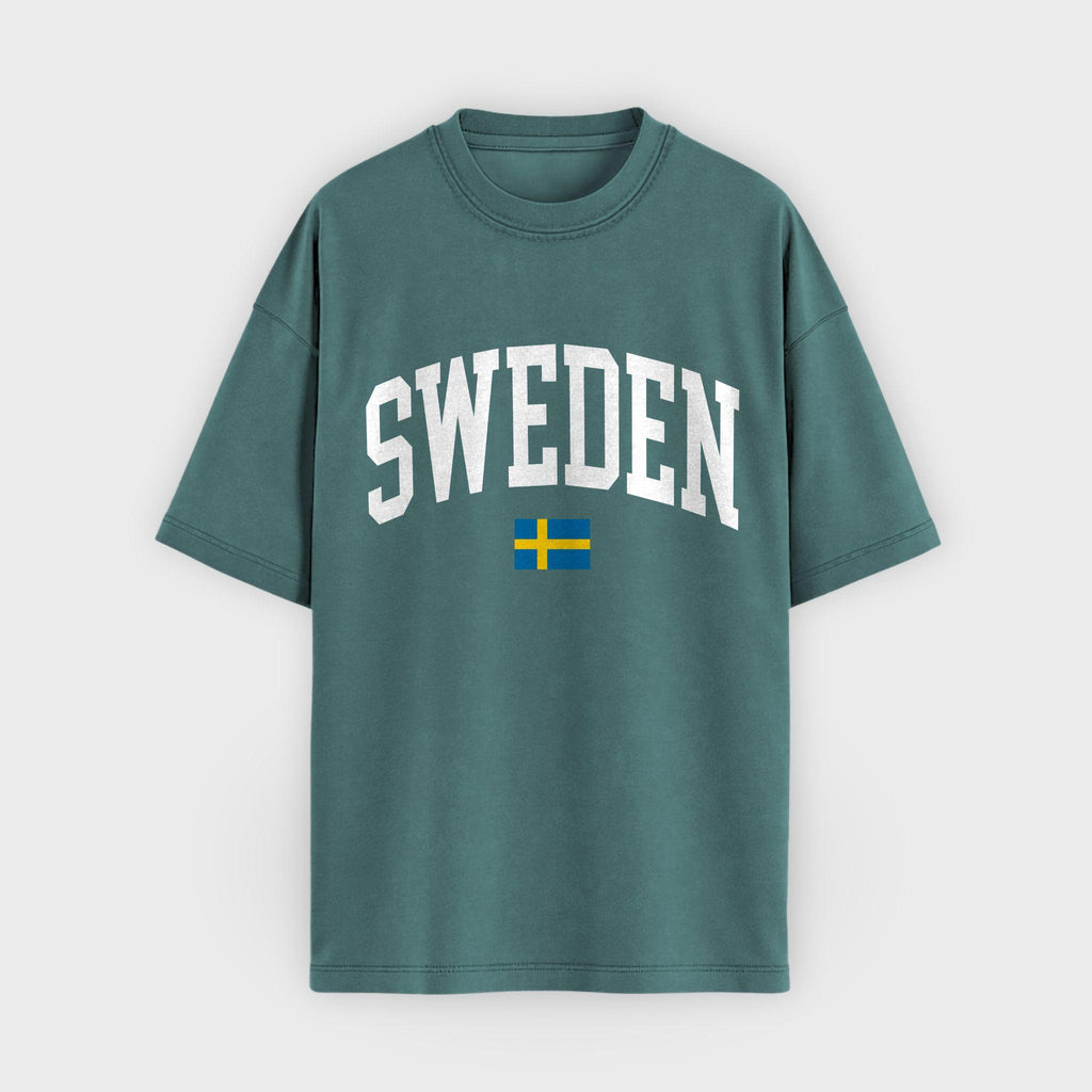 Sweden Collegiate Flag T-Shirt