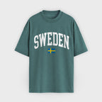 Sweden Collegiate Flag T-Shirt