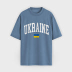 Ukraine Collegiate Flag T-Shirt