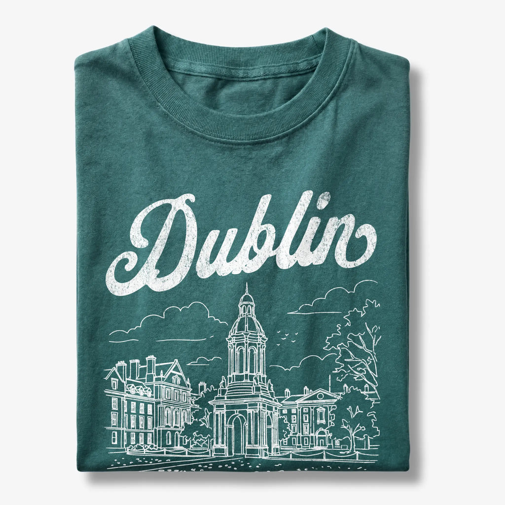 Dublin Ireland Line Art T-Shirt