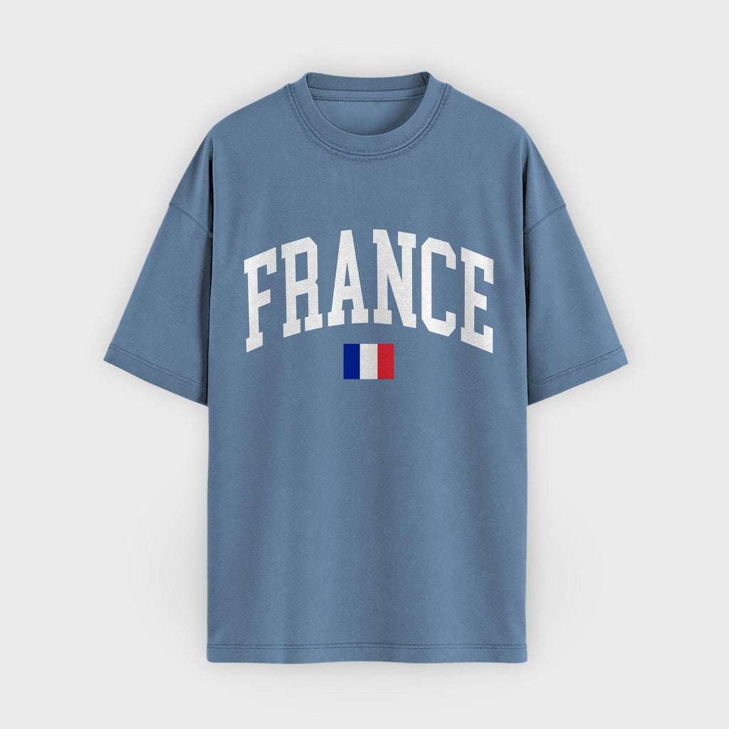 France Collegiate Flag T-Shirt
