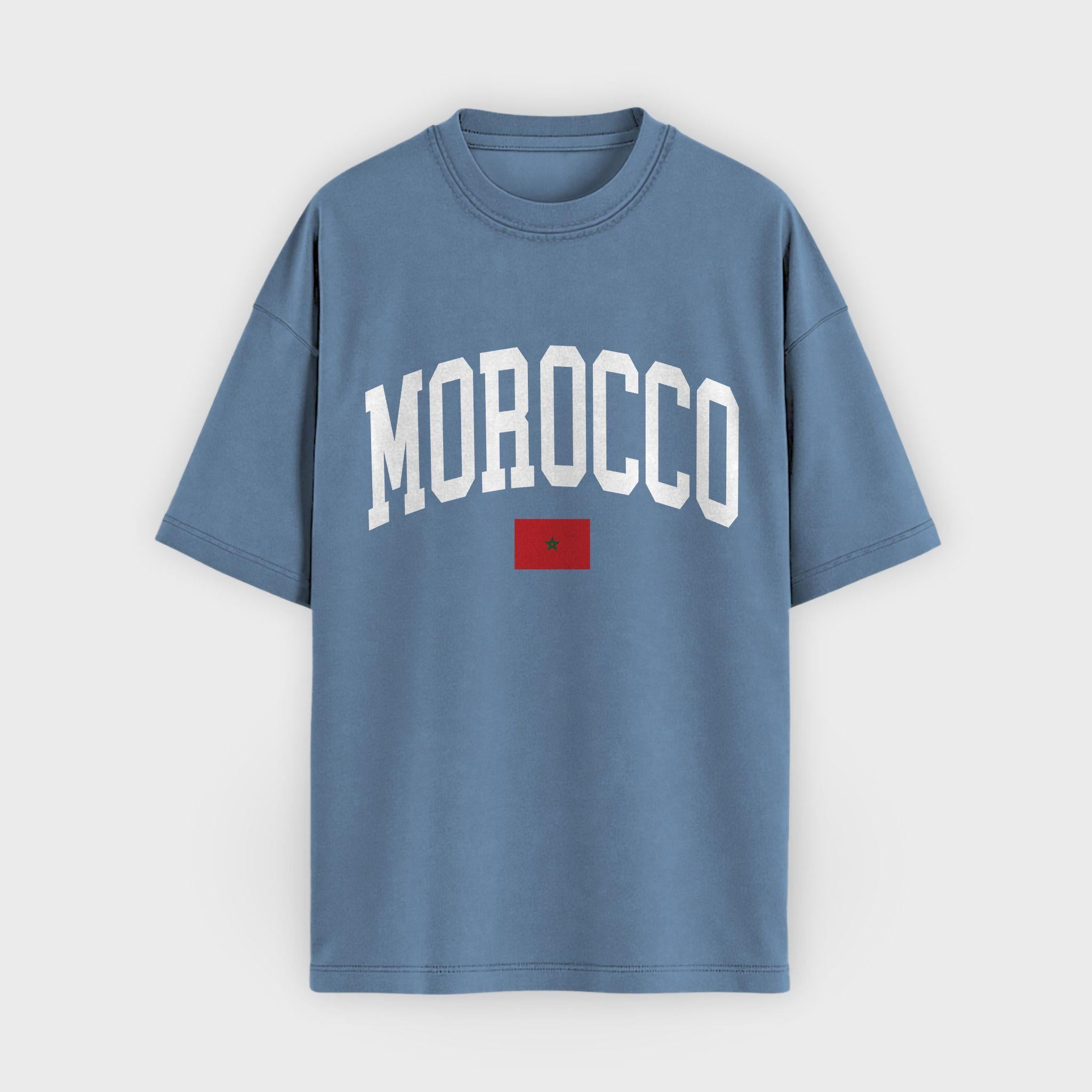 Morocco Collegiate Flag T-Shirt