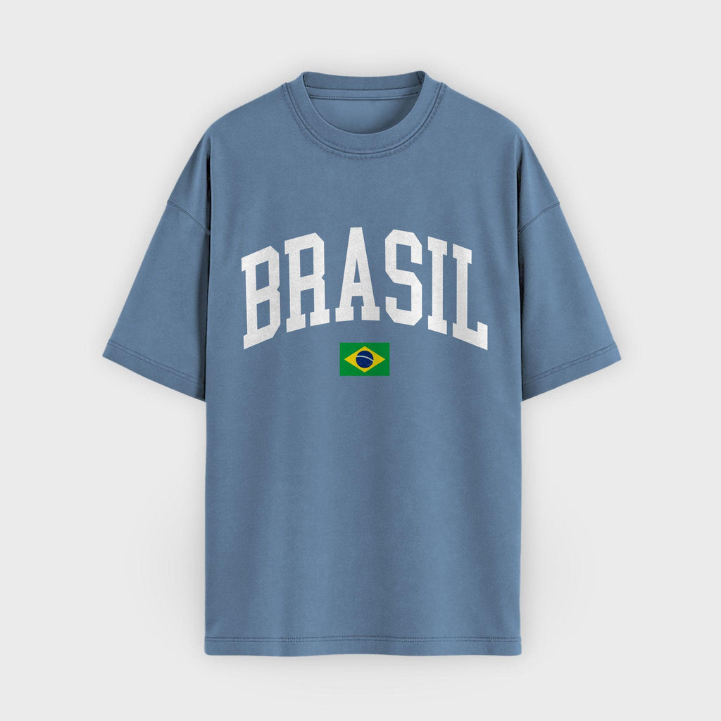 Brasil Collegiate Flag T-Shirt