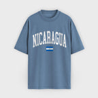 Nicaragua Collegiate Flag T-Shirt