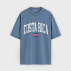 Costa Rica Collegiate Flag T-Shirt