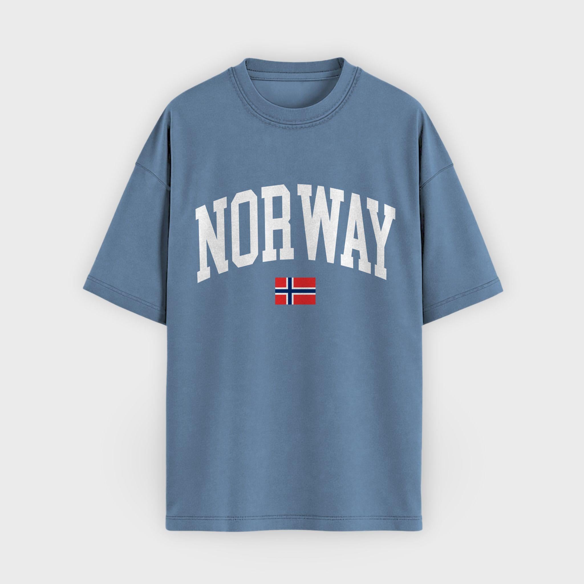 Norway Collegiate Flag T-Shirt