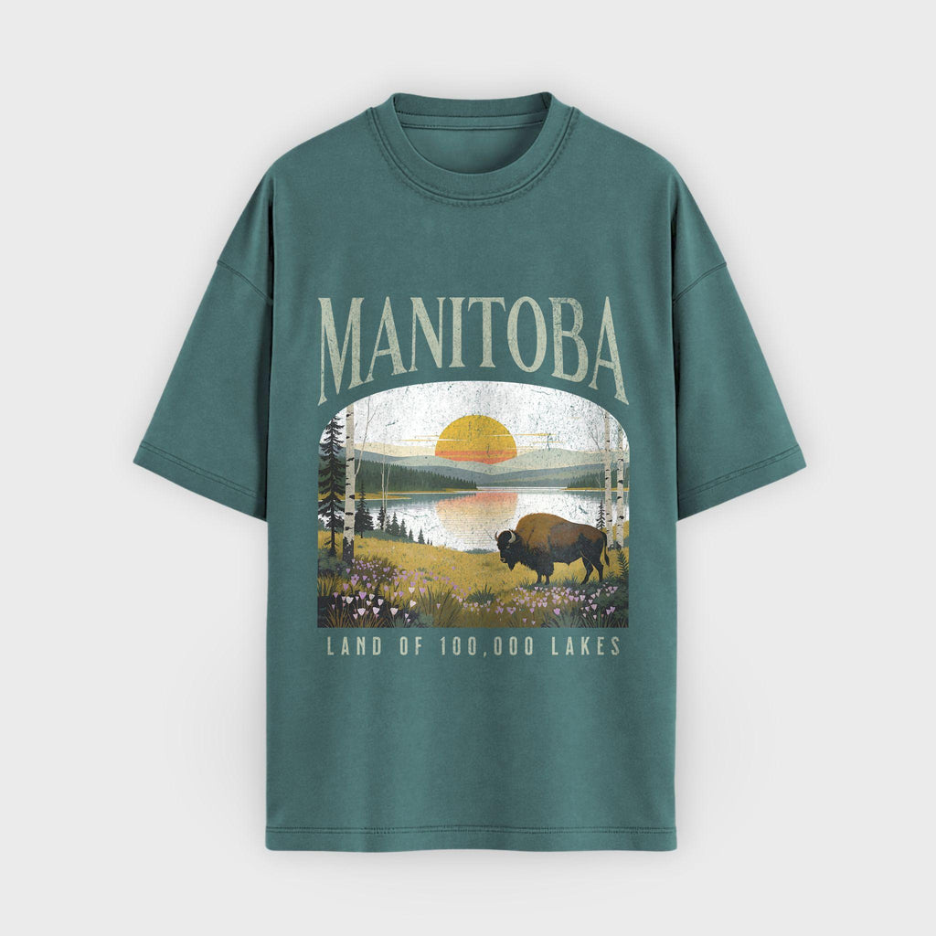 Manitoba Lakes & Bison T-Shirt