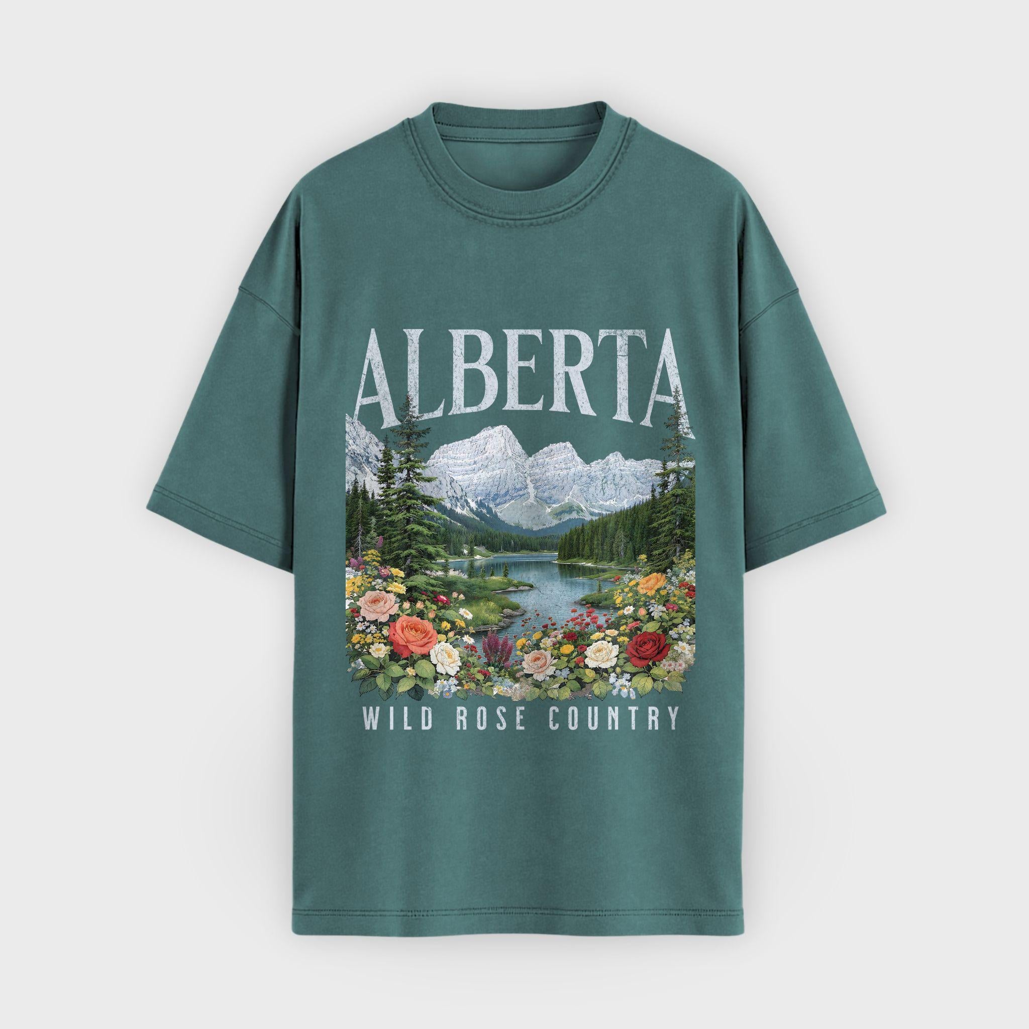 Alberta Wild Rose Country T-Shirt