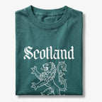 Scotland Lion Rampant Gothic Script T-Shirt