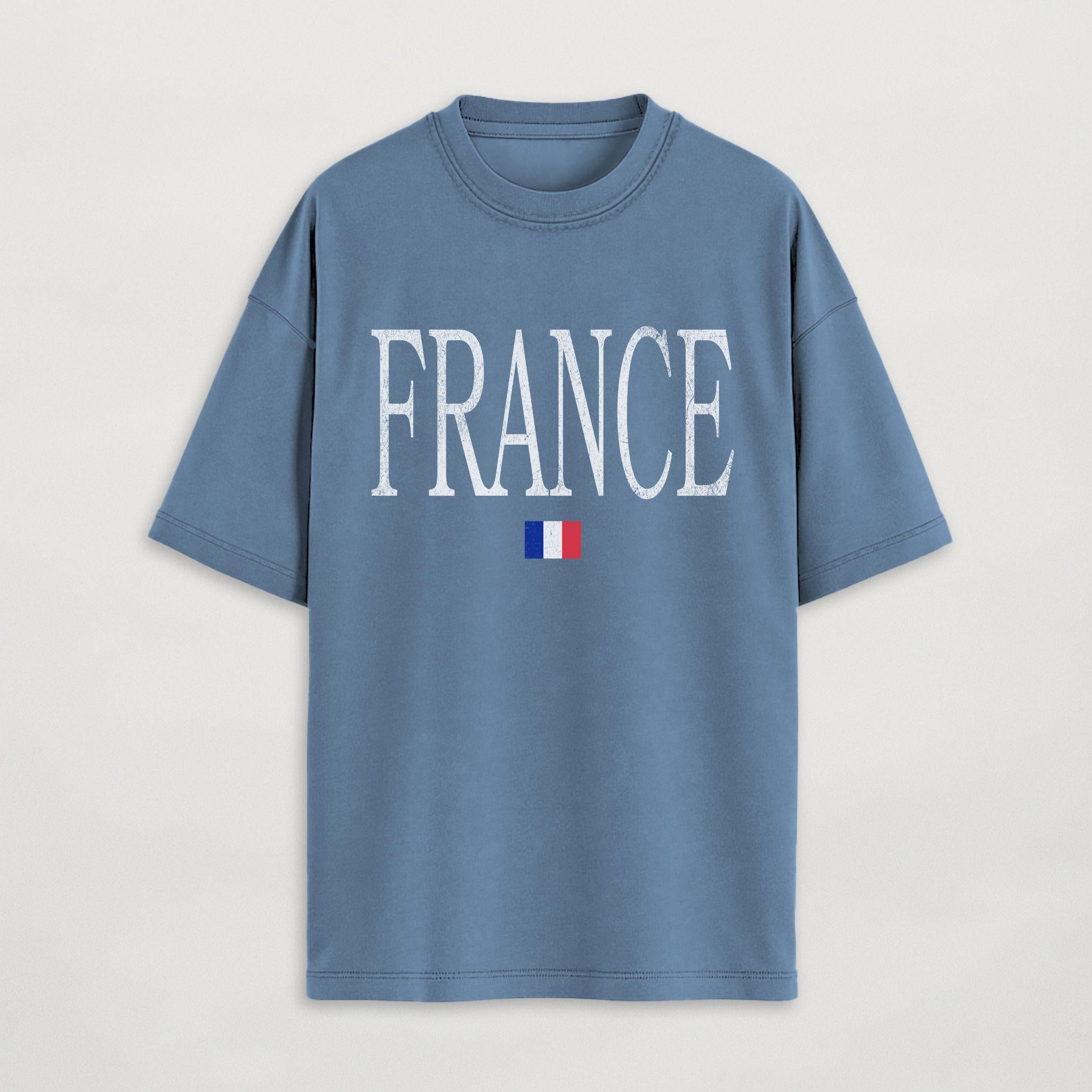 Distressed France T-Shirt