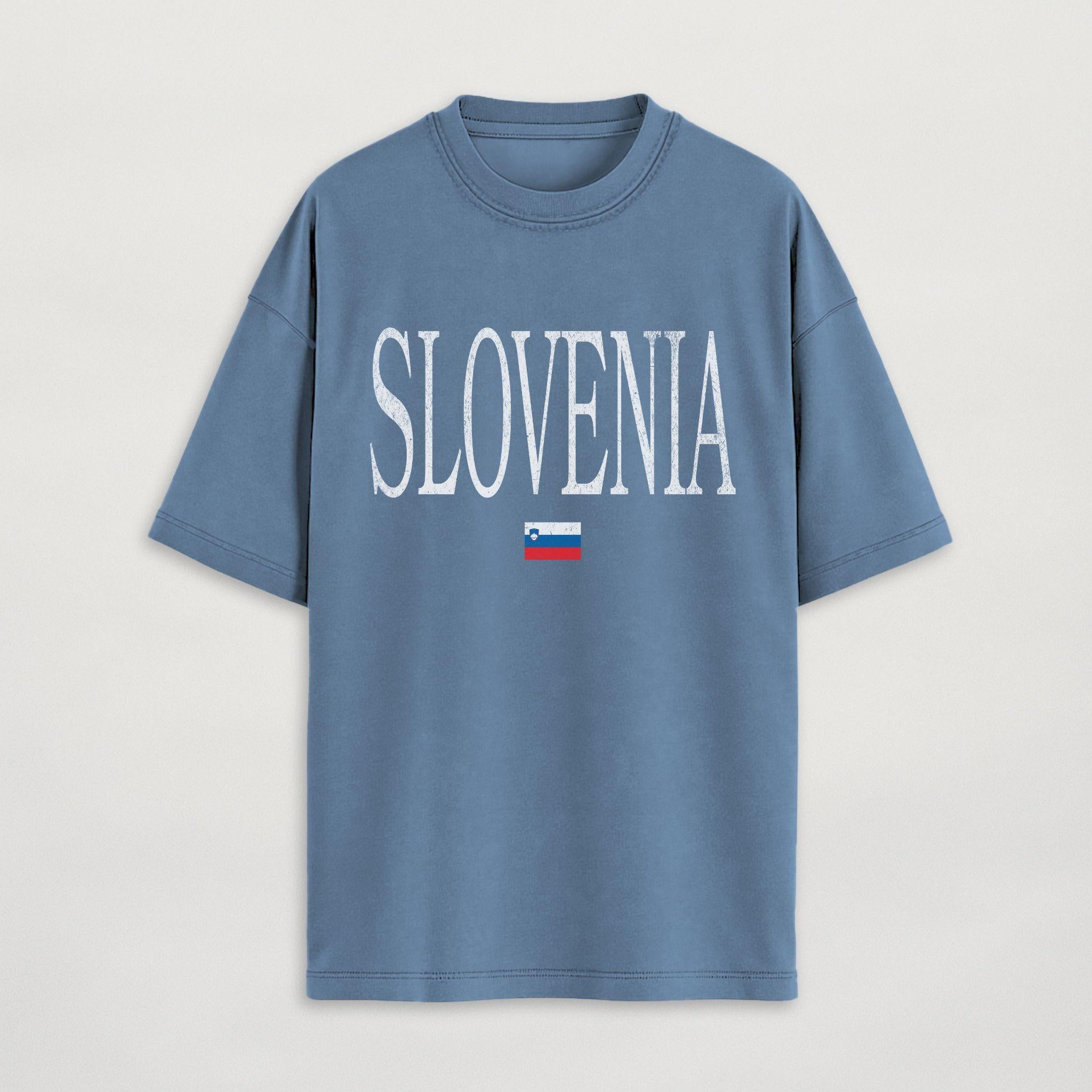 Distressed Slovenia T-Shirt