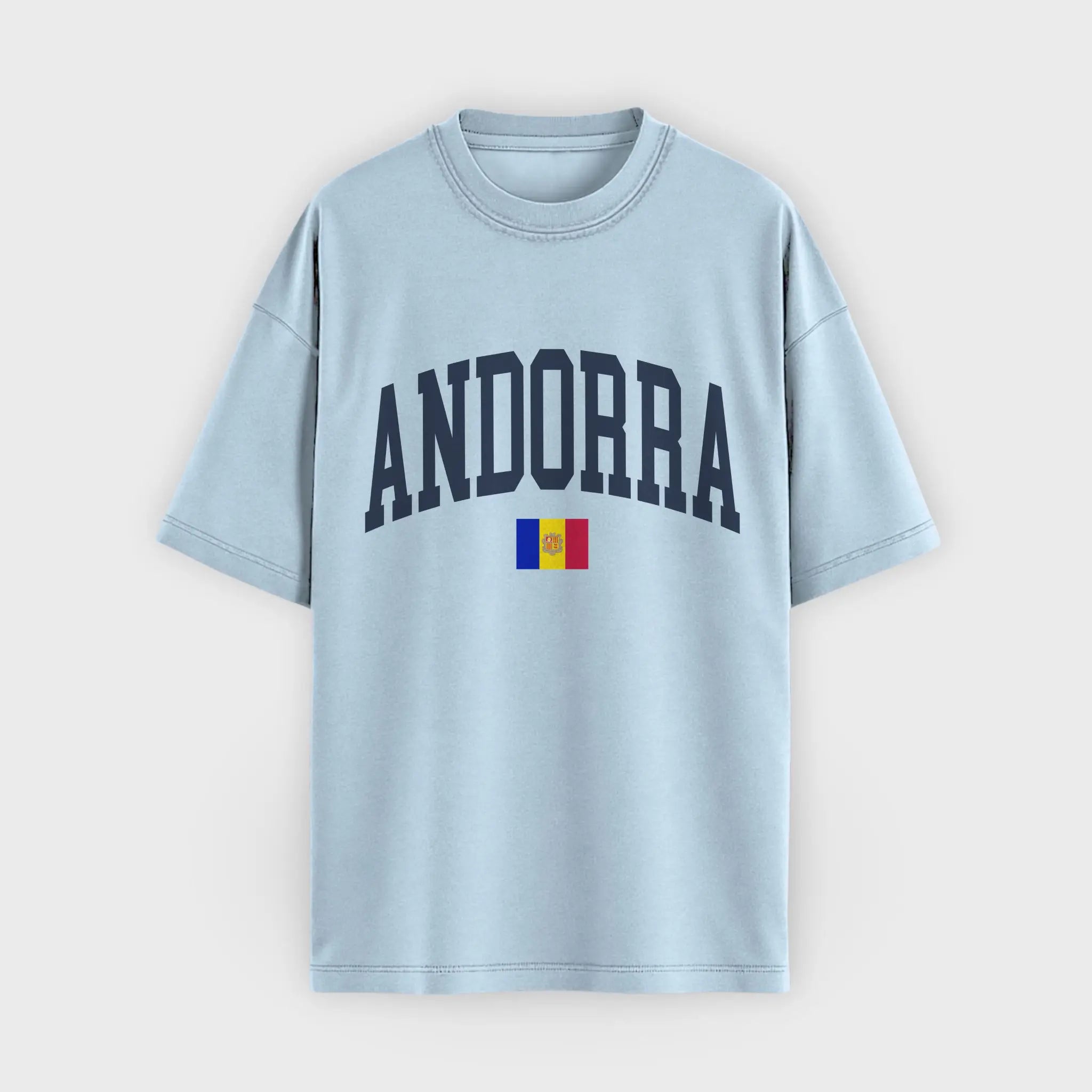 Andorra Collegiate Flag T-Shirt