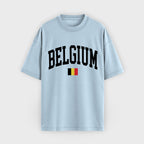 Belgium Collegiate Flag T-Shirt