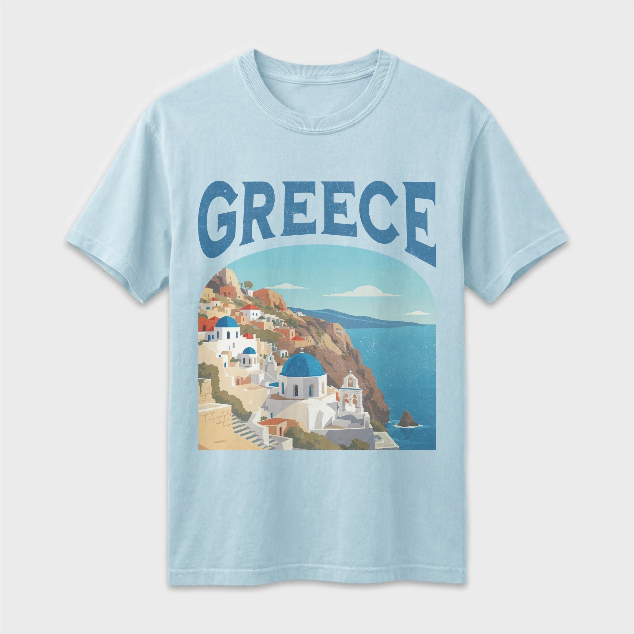 Greece Vintage Travel Poster T-Shirt