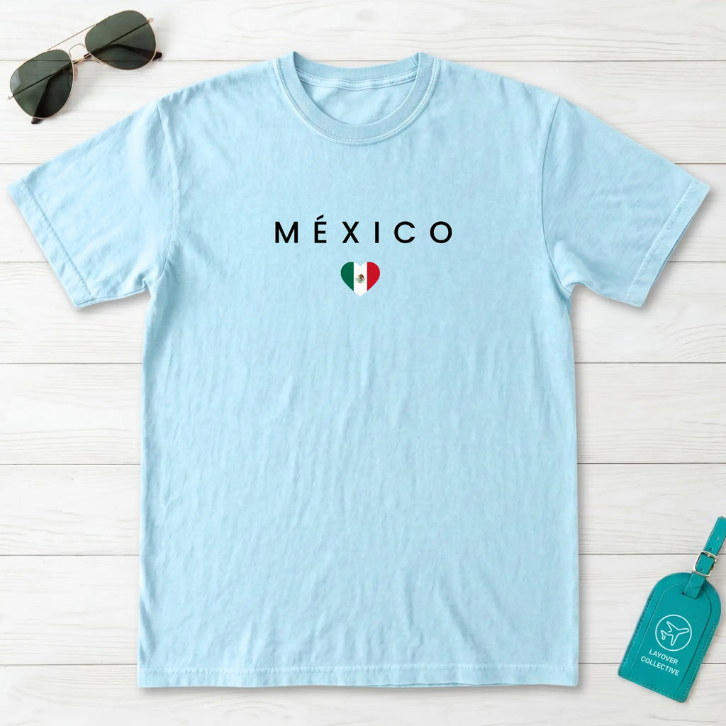 Mexico Minimal Flag T-Shirt