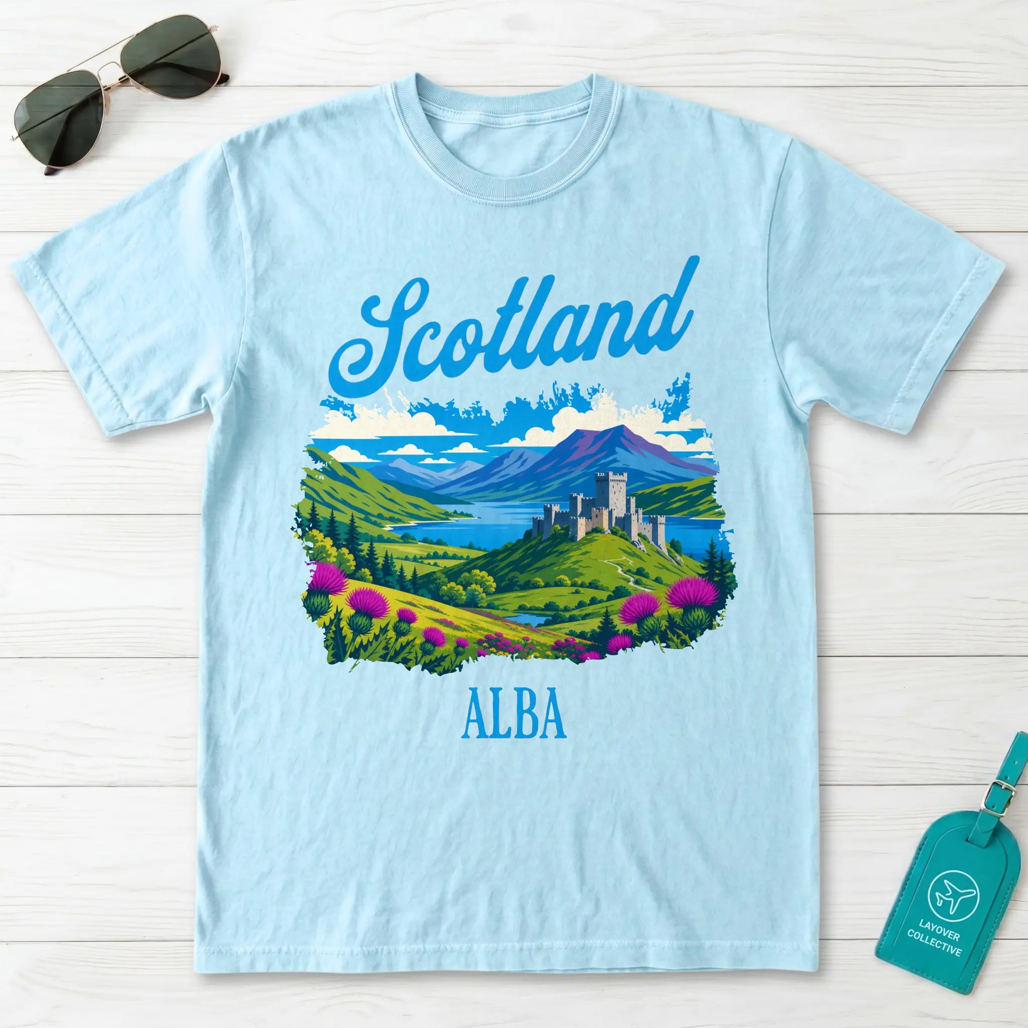 Scotland Alba Highland Castle T-Shirt