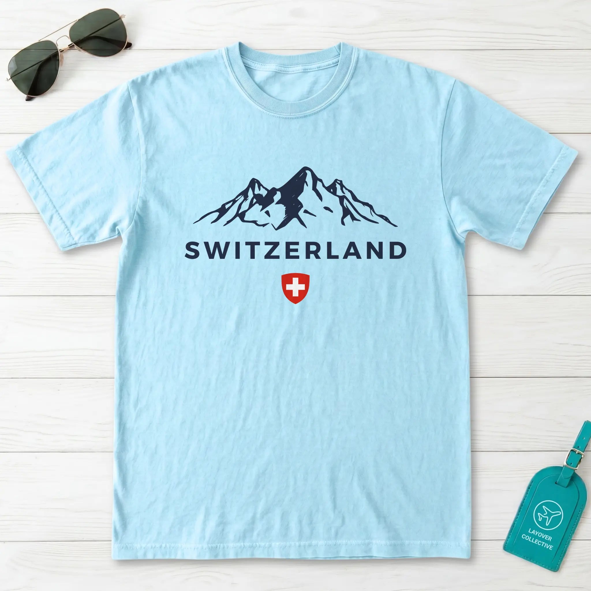 Switzerland Alpine Crest T-Shirt