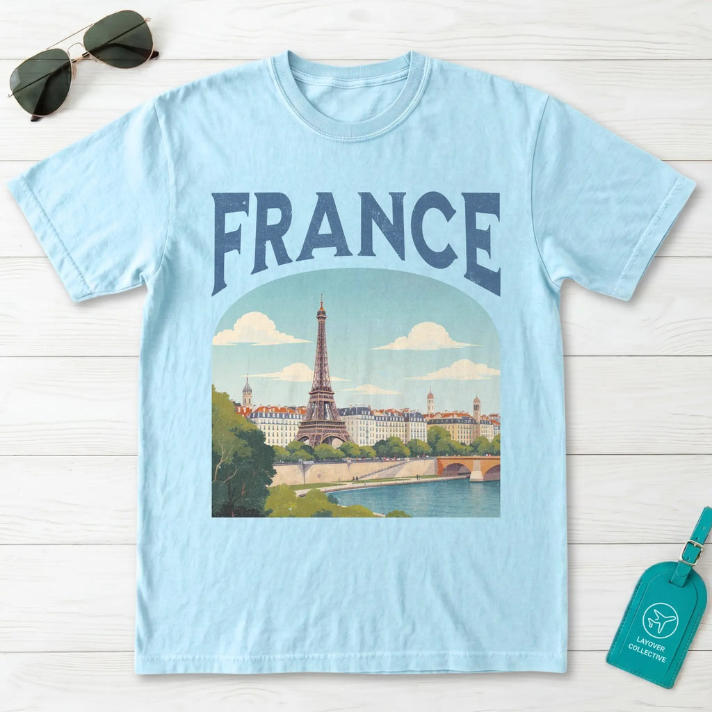 France Vintage Travel Poster T-Shirt